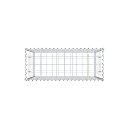 Gabion 100 cm x 90 cm x 40 cm (L x H x P), mailles 10 cm x 10 cm, spirale