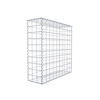 Gabion 100 cm x 100 cm x 30 cm (L x H x D), mesh size 10 cm x 10 cm, spiral