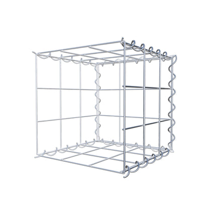Add-on schanskorf type 2 30 cm x 30 cm x 30 cm (L x H x D), maaswijdte 10 cm x 10 cm, spiraalvormig