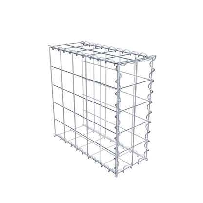 Gabbione aggiuntivo tipo 2 50 cm x 50 cm x 20 cm (L x H x P), dimensione maglia 10 cm x 10 cm, a spirale