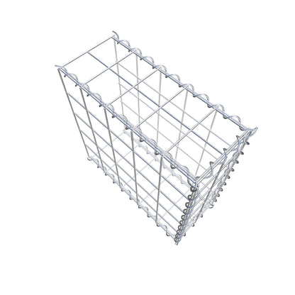 Gabbione aggiuntivo tipo 2 50 cm x 50 cm x 20 cm (L x H x P), dimensione maglia 10 cm x 10 cm, a spirale