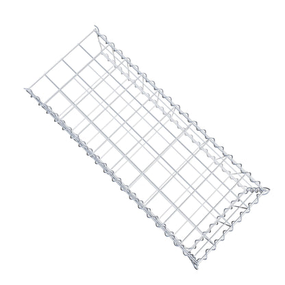 Add-on schanskorf type 2 100 cm x 20 cm x 40 cm (L x H x D), maaswijdte 10 cm x 10 cm, spiraal
