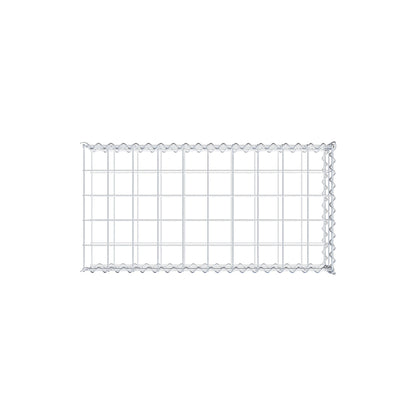 Add-on schanskorf type 2 100 cm x 20 cm x 50 cm (L x H x D), maaswijdte 10 cm x 10 cm, spiraal