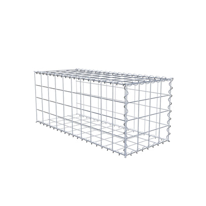 Extra gabion typ 2 100 cm x 40 cm x 40 cm (L x H x D), maskstorlek 10 cm x 10 cm, spiral