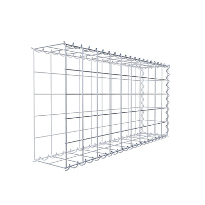 Gavión adulto tipo 2 100 cm x 50 cm x 20 cm (largo x alto x profundidad), tamaño de malla 10 cm x 10 cm, espiral