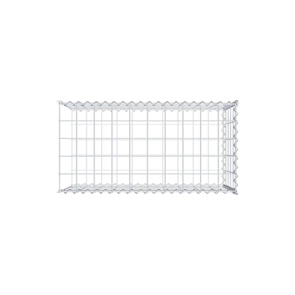 Grown-on gabion type 2 100 cm x 50 cm x 50 cm (L x H x D), mesh size 10 cm x 10 cm, spiral