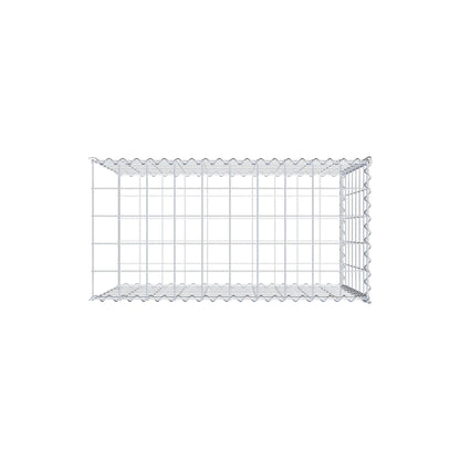Gabião tipo 2 100 cm x 70 cm x 50 cm (C x A x P), malhagem 10 cm x 10 cm, espiral