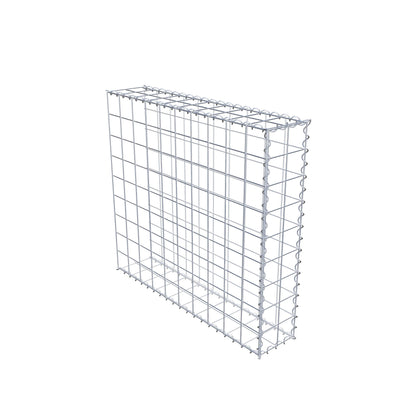 Anbaugabione Typ 2 100 cm x 90 cm x 20 cm (L x H x T), Maschenweite 10 cm x 10 cm, Spirale