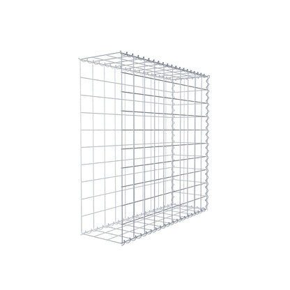 Gabião tipo 2 100 cm x 100 cm x 30 cm (C x A x P), malhagem 10 cm x 10 cm, espiral