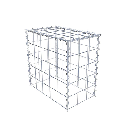 Add-on schanskorf type 3 50 cm x 50 cm x 30 cm (L x H x D), maaswijdte 10 cm x 10 cm, spiraalvormig