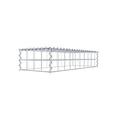 Gabião tipo 3 100 cm x 20 cm x 40 cm (C x A x P), malhagem 10 cm x 10 cm, espiral