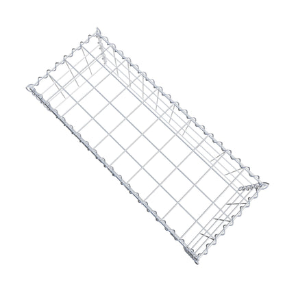 Opvokset gabion type 3 100 cm x 30 cm x 40 cm (L x H x D), maskestørrelse 10 cm x 10 cm, spiral