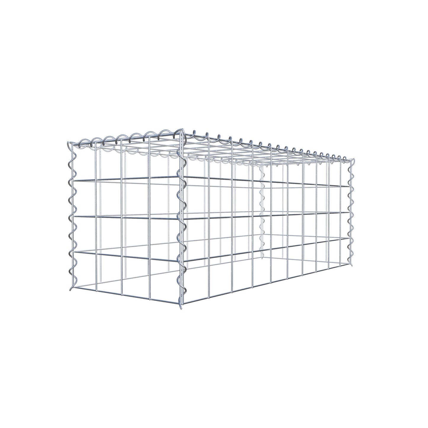 Gabbione aggiuntivo tipo 3 100 cm x 40 cm x 40 cm (L x A x P), maglia 10 cm x 10 cm, spirale