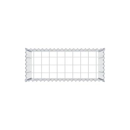 Gabion rapporté type 3 100 cm x 50 cm x 40 cm (L x H x P), mailles 10 cm x 10 cm, spirale