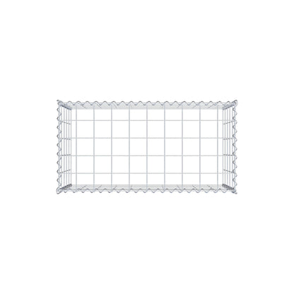 Gabião tipo 3 100 cm x 50 cm x 50 cm (C x A x P), malhagem 10 cm x 10 cm, espiral