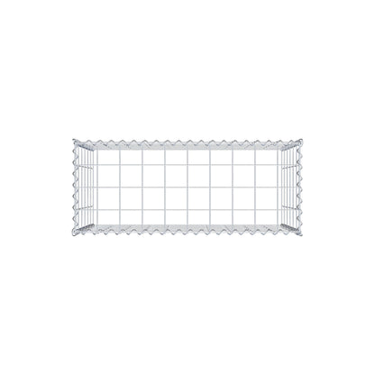 Gabião tipo 3 100 cm x 60 cm x 40 cm (C x A x P), malhagem 10 cm x 10 cm, espiral