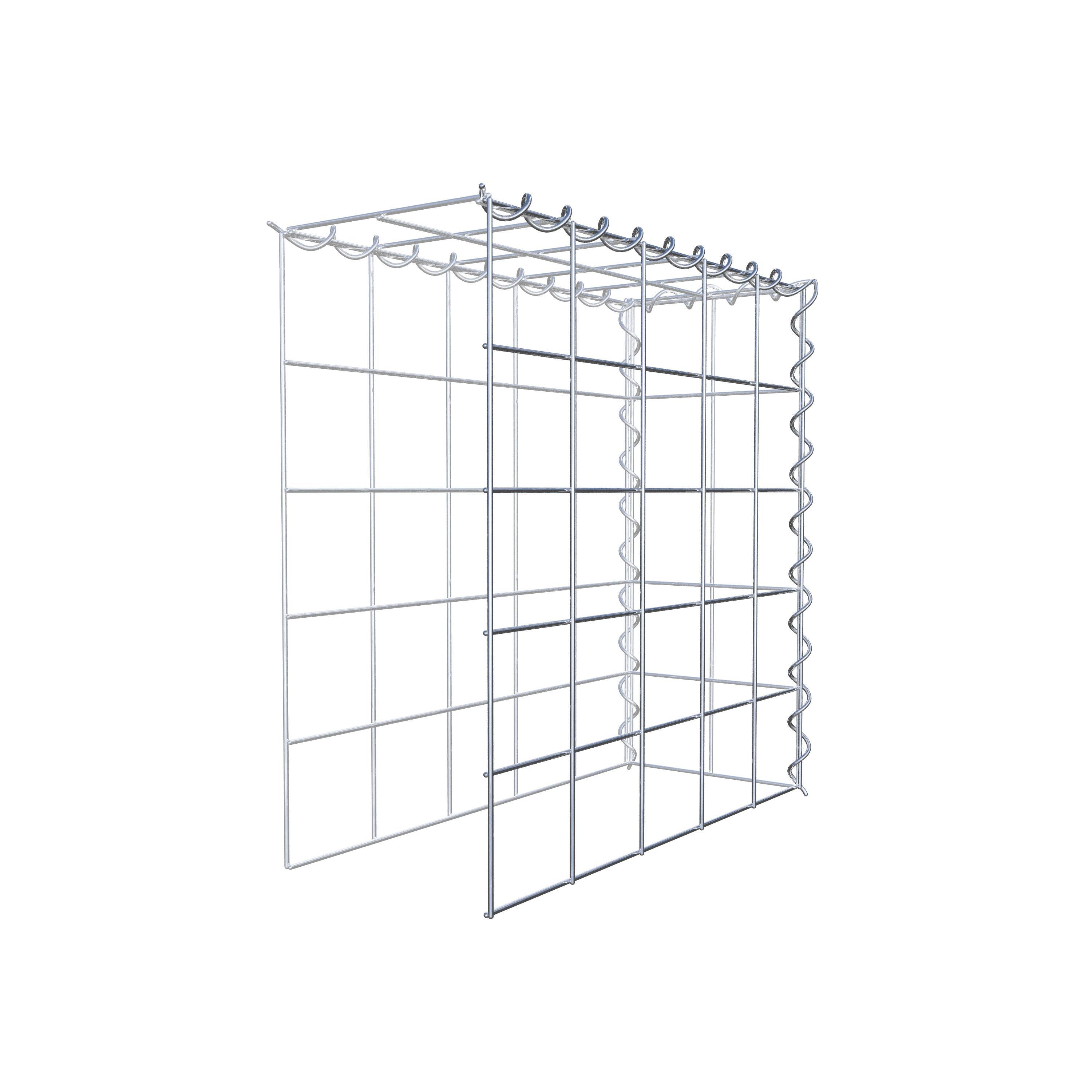 Anbaugabione Typ 4 50 cm x 50 cm x 20 cm (L x H x T), Maschenweite 10 cm x 10 cm, Spirale