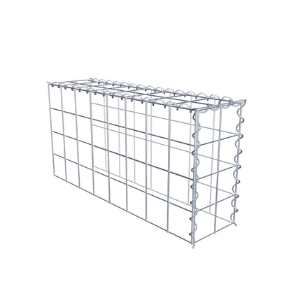Extra gabion typ 4 80 cm x 40 cm x 20 cm (L x H x D), maskstorlek 10 cm x 10 cm, spiral