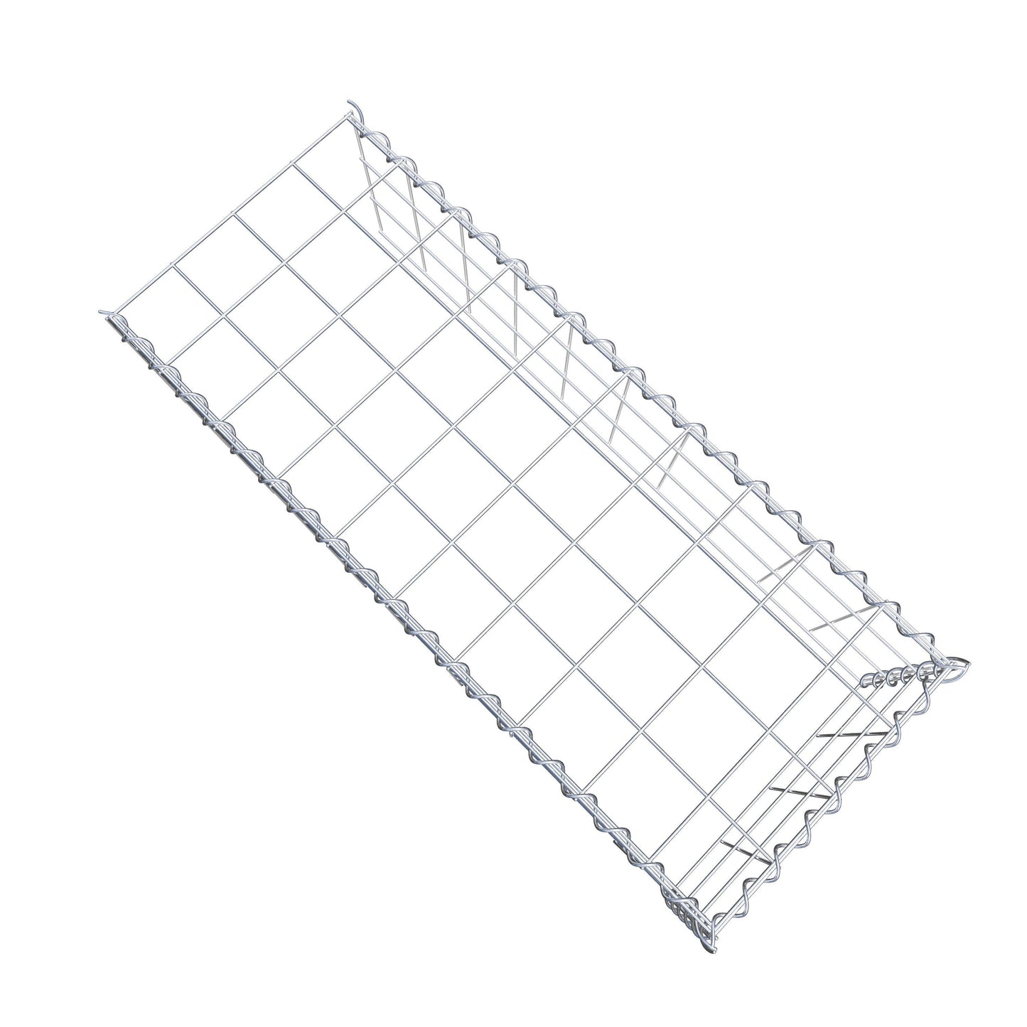 Add-on schanskorf type 4 100 cm x 30 cm x 40 cm (L x H x D), maaswijdte 10 cm x 10 cm, spiraal