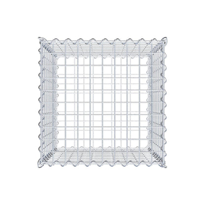 Schanskorf 50 cm x 50 cm x 50 cm (L x H x D), maaswijdte 5 cm x 5 cm, spiraal