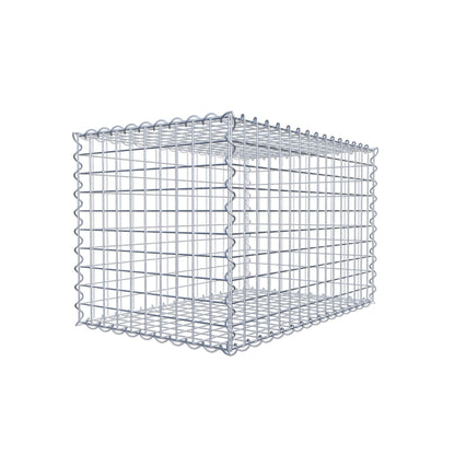 Gabion 80 cm x 50 cm x 50 cm (L x H x P), mailles 5 cm x 5 cm, spirale