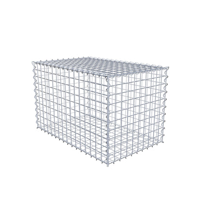 Gabion 80 cm x 50 cm x 50 cm (L x H x P), mailles 5 cm x 5 cm, spirale
