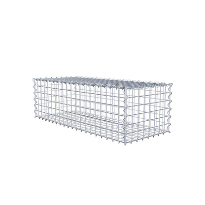 Gabion 100 cm x 30 cm x 40 cm (L x H x P), mailles 5 cm x 5 cm, spirale