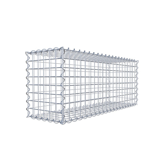 Gabion 100 cm x 40 cm x 30 cm (L x H x P), mailles 5 cm x 5 cm, spirale