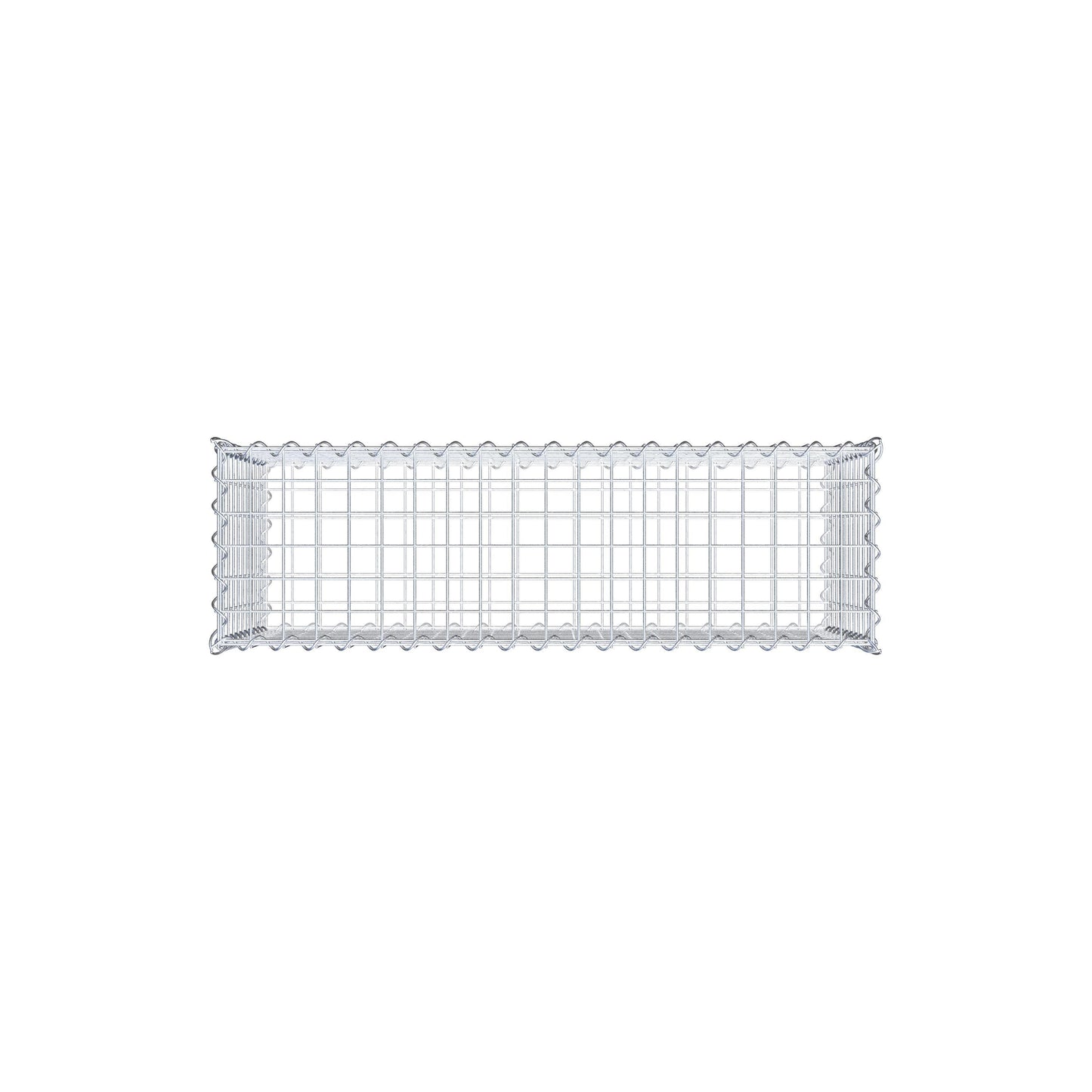 Gabion 100 cm x 50 cm x 30 cm (L x H x D), maskstorlek 5 cm x 5 cm, spiral