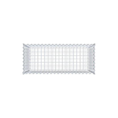 Gabion 100 cm x 60 cm x 40 cm (L x H x D), maskstorlek 5 cm x 5 cm, spiral