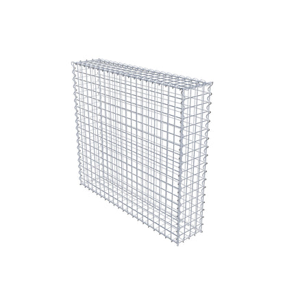 Gabion 100 cm x 90 cm x 20 cm (L x H x P), mailles 5 cm x 5 cm, spirale