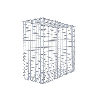 Gabion 100 cm x 90 cm x 40 cm (L x H x P), mailles 5 cm x 5 cm, spirale