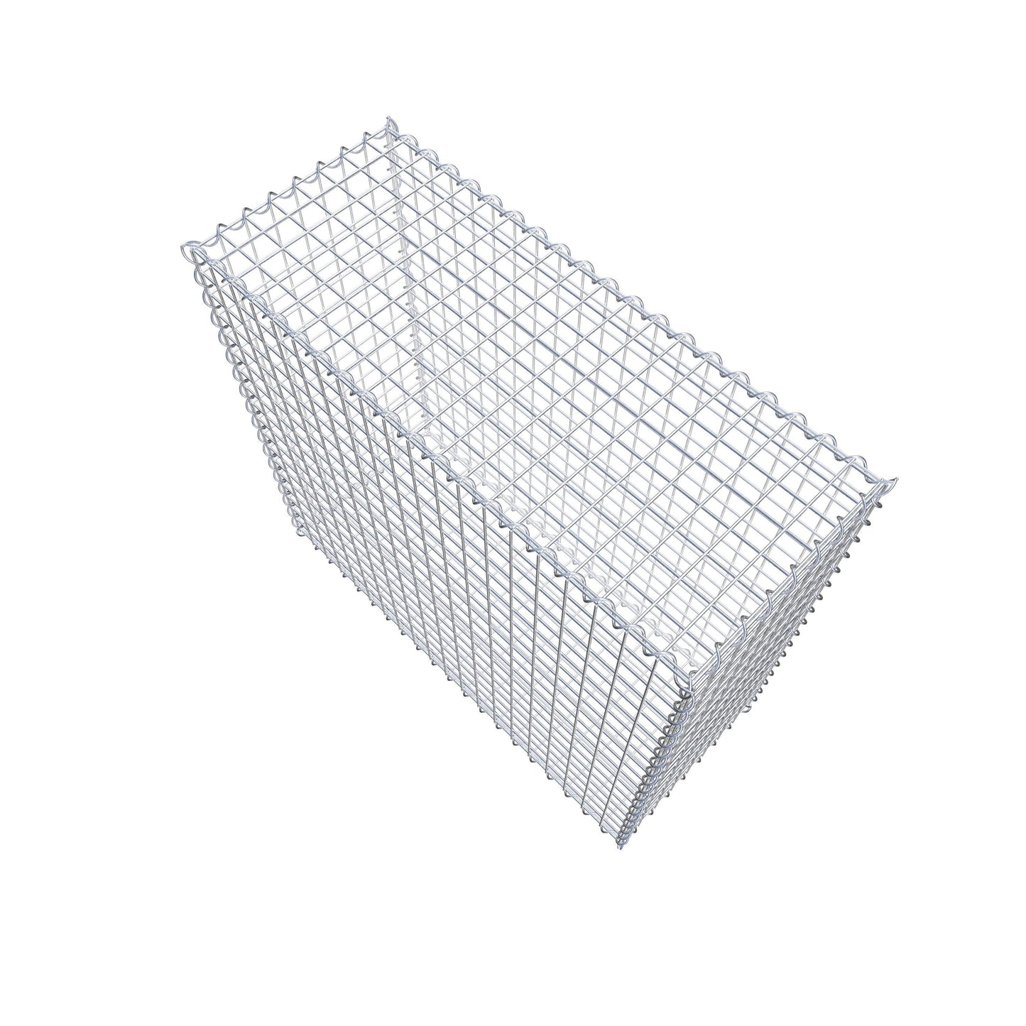 Gabion 100 cm x 90 cm x 40 cm (L x H x P), mailles 5 cm x 5 cm, spirale