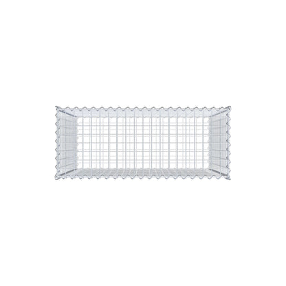 Gabion 100 cm x 90 cm x 40 cm (L x H x P), mailles 5 cm x 5 cm, spirale