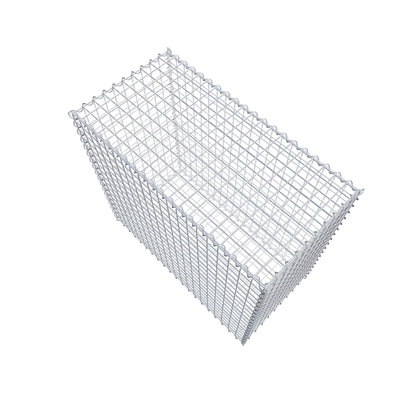 Gabion 100 cm x 90 cm x 50 cm (L x H x P), mailles 5 cm x 5 cm, spirale