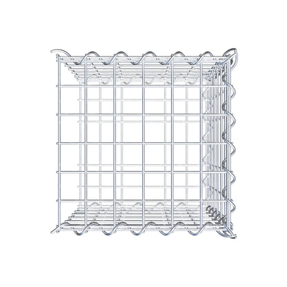 Gabion rapporté type 2 30 cm x 30 cm x 30 cm (L x H x P), mailles 5 cm x 5 cm, spirale