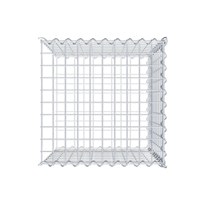 Gabion rapporté type 2 50 cm x 50 cm x 50 cm (L x H x P), mailles 5 cm x 5 cm, spirale