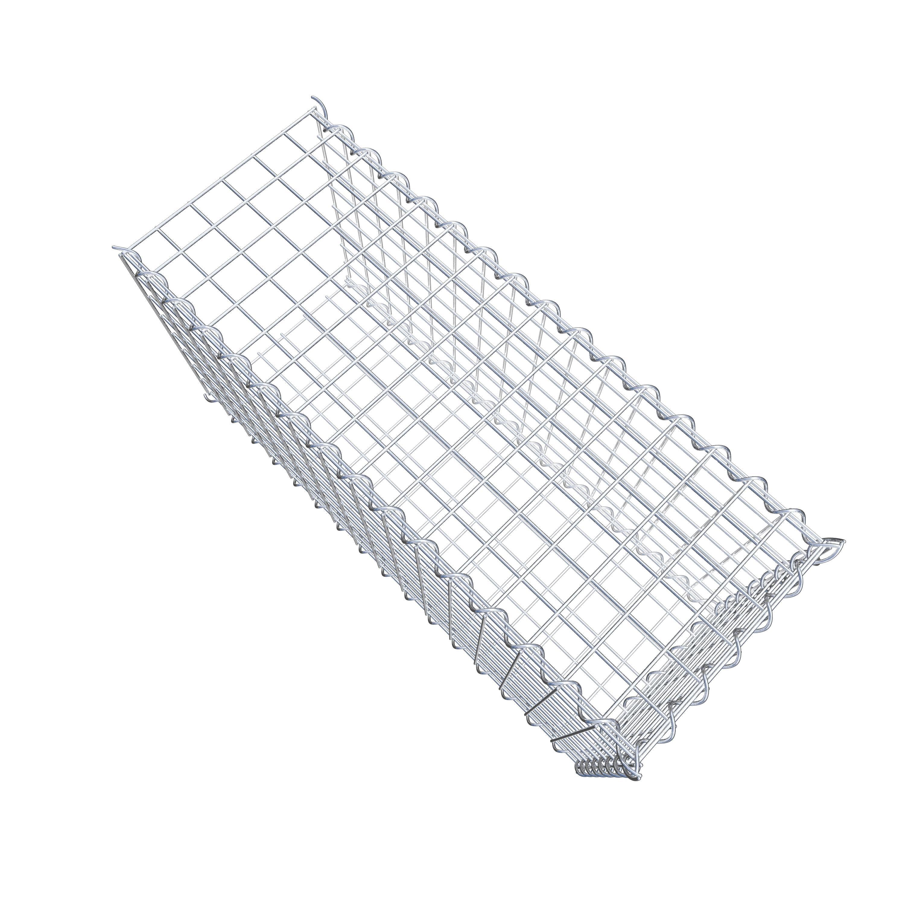 Grown-on gabion type 2 80 cm x 40 cm x 30 cm (L x H x D), mesh size 5 cm x 5 cm, spiral