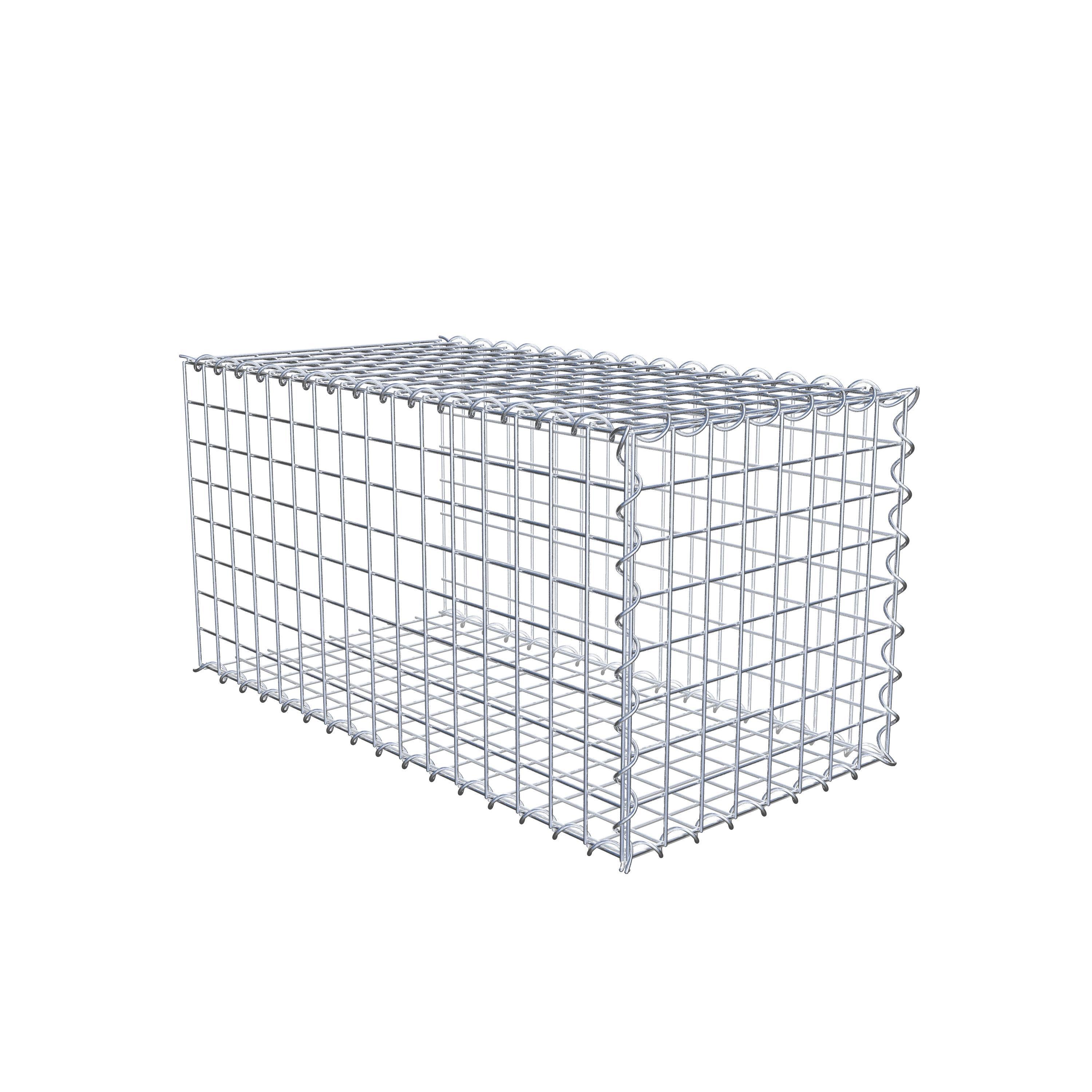 Opvokset gabion type 2 80 cm x 40 cm x 40 cm (L x H x D), maskestørrelse 5 cm x 5 cm, spiral