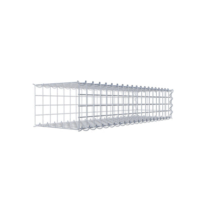 Add-on schanskorf type 2 100 cm x 20 cm x 30 cm (L x H x D), maaswijdte 5 cm x 5 cm, spiraalvormig