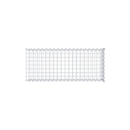 Gabion rapporté type 2 100 cm x 20 cm x 40 cm (L x H x P), mailles 5 cm x 5 cm, spirale
