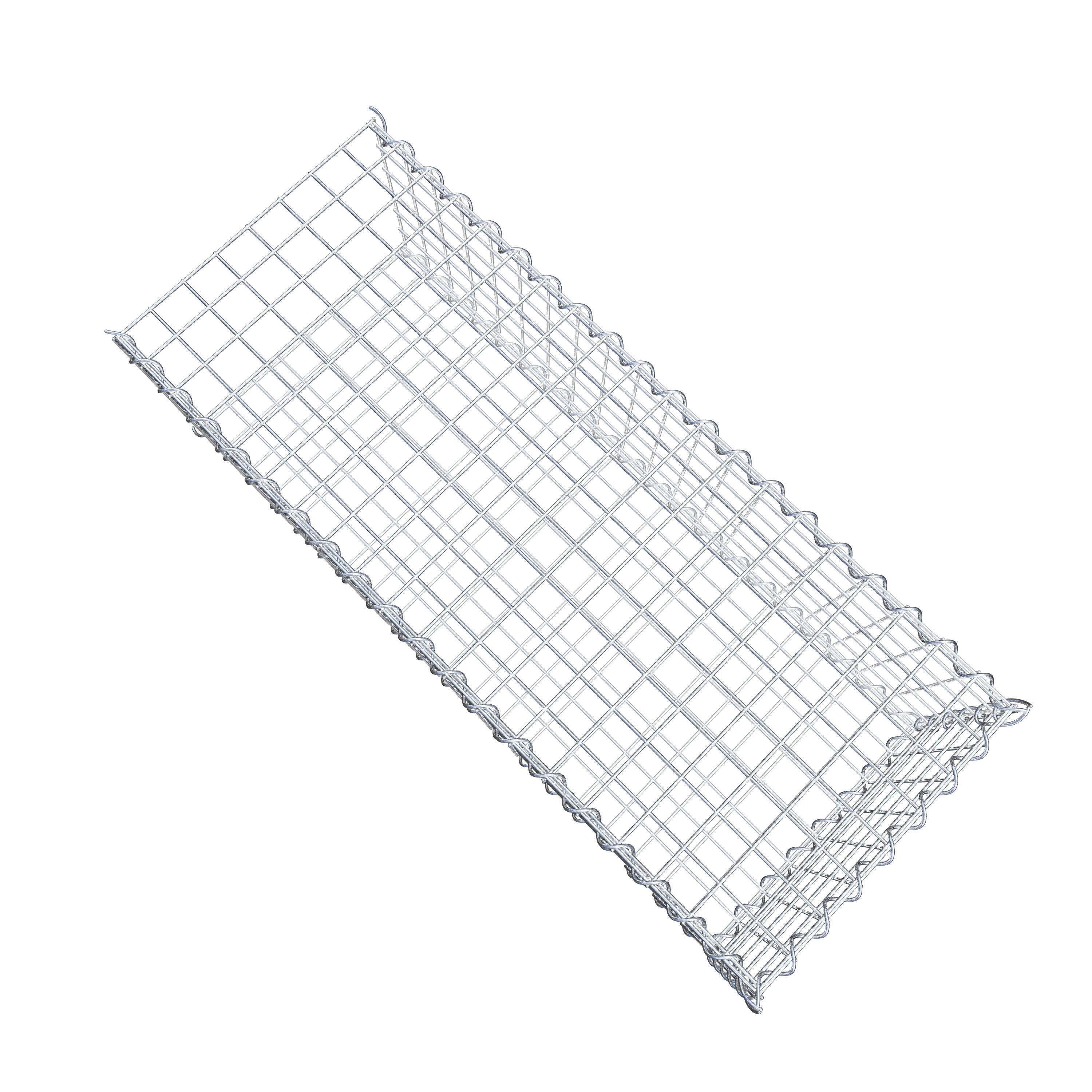 Extra gabion typ 2 100 cm x 30 cm x 40 cm (L x H x D), maskstorlek 5 cm x 5 cm, spiral