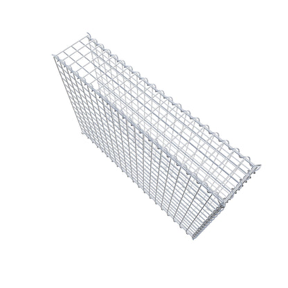 Grown-on gabion type 2 100 cm x 70 cm x 20 cm (L x H x D), mesh size 5 cm x 5 cm, spiral