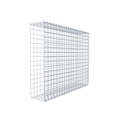 Gabião tipo 2 100 cm x 80 cm x 20 cm (C x A x P), malhagem 5 cm x 5 cm, espiral