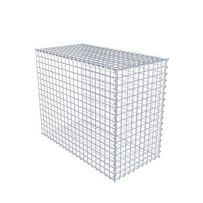 Gabion rapporté type 2 100 cm x 80 cm x 50 cm (L x H x P), mailles 5 cm x 5 cm, spirale