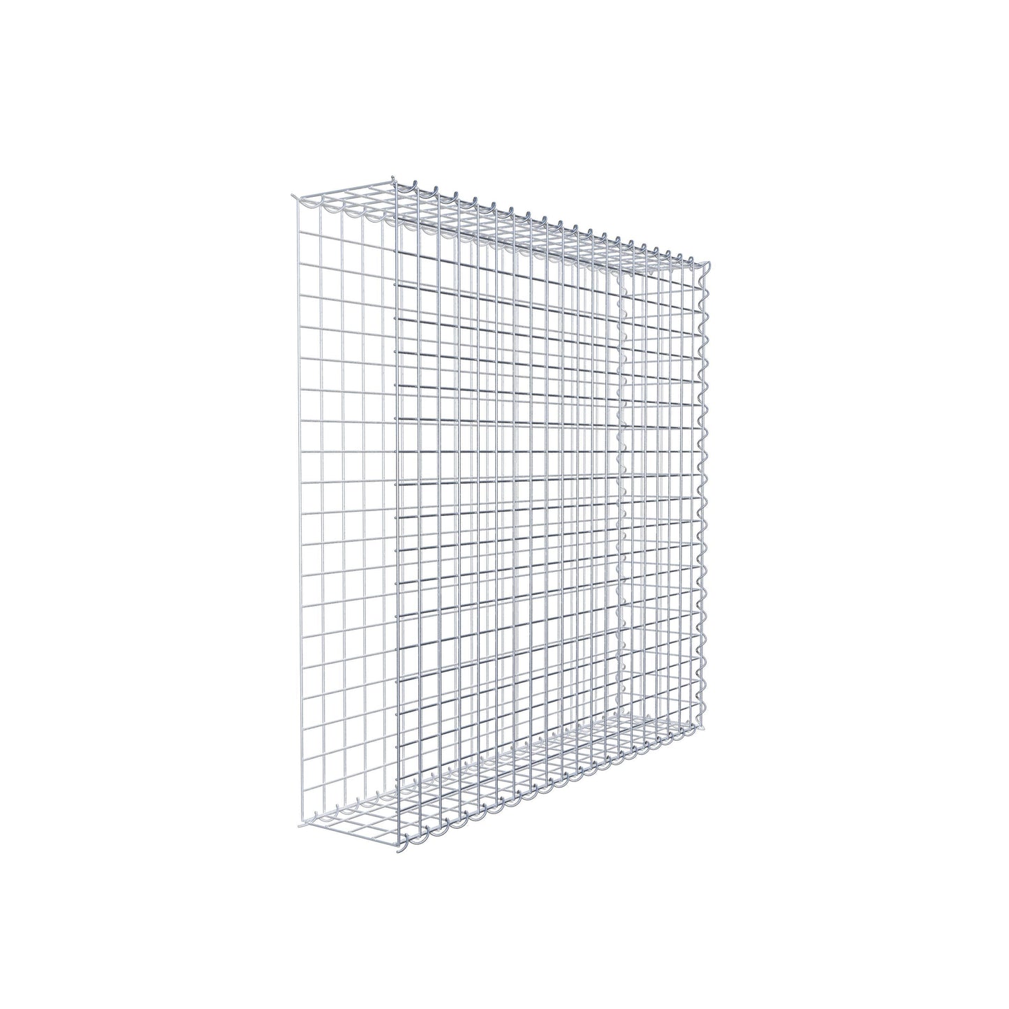 Grown-on gabion type 2 100 cm x 100 cm x 20 cm (L x H x D), mesh size 5 cm x 5 cm, spiral