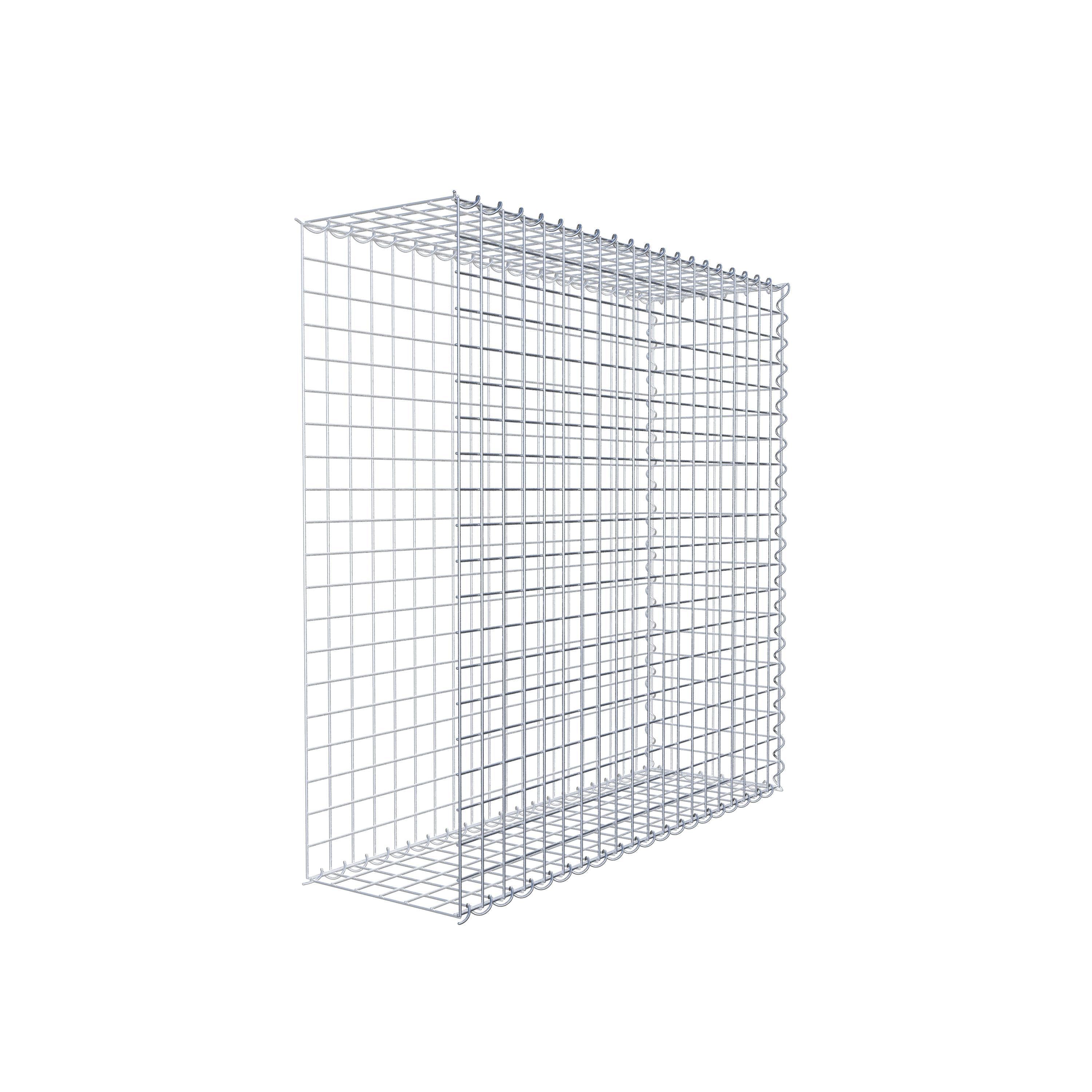 Add-on schanskorf type 2 100 cm x 100 cm x 30 cm (L x H x D), maaswijdte 5 cm x 5 cm, spiraalvormig