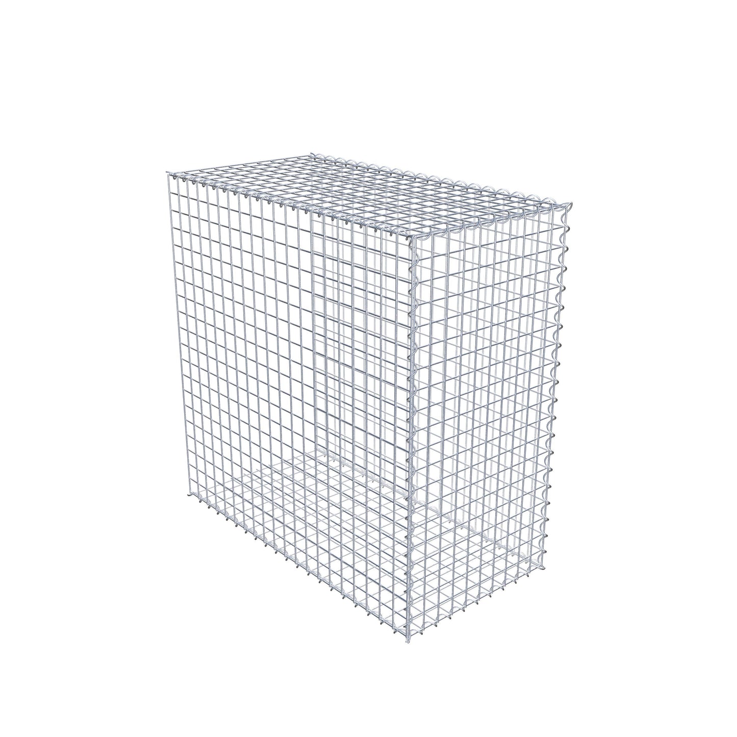 Opvokset gabion type 2 100 cm x 100 cm x 50 cm (L x H x D), maskestørrelse 5 cm x 5 cm, spiral