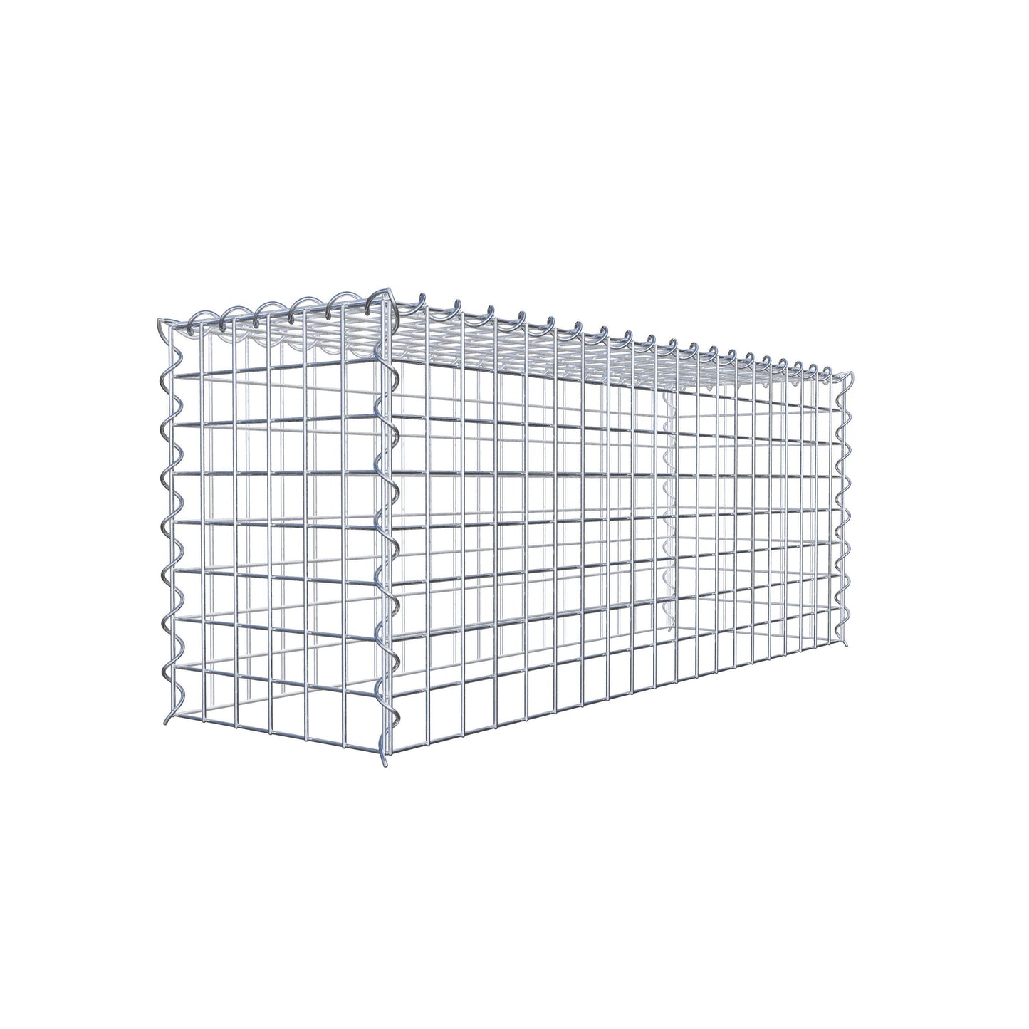 Grown-on gabion type 3 100 cm x 40 cm x 30 cm (L x H x D), mesh size 5 cm x 5 cm, spiral