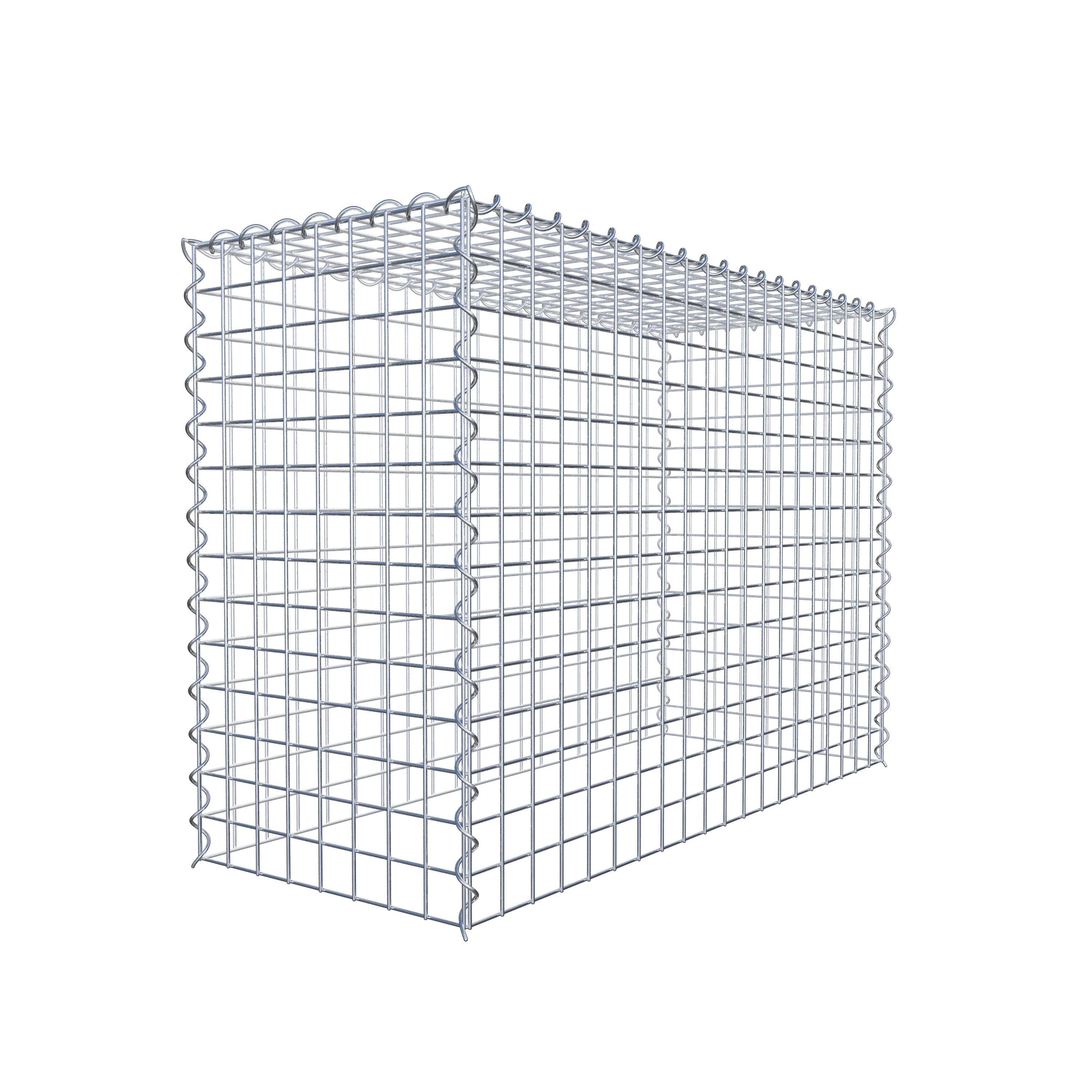 Gabião Tipo 3 100 cm x 70 cm x 40 cm (C x A x P), malhagem 5 cm x 5 cm, espiral